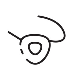 Eye Patch Pirate Line Icon