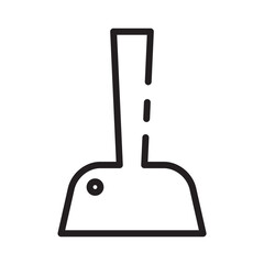 Painting Scraper Tool Line Icon