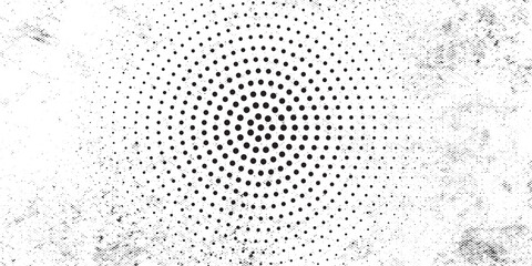 Abstract white and gray color geometric round shape background concept. Halftone dots design background. 