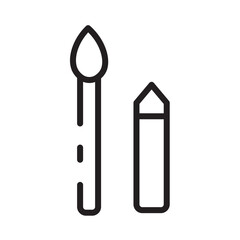 Art Brush Creativity Line Icon
