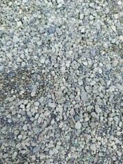 Pile of Small Gravel Stones on Ground