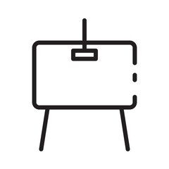 Obraz premium Activities Art Gallery Line Icon