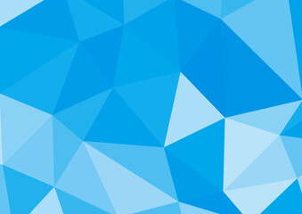 水色　ポリゴン　背景　シンプル