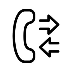 Phone Call Icon Vector Symbol Design Illustration