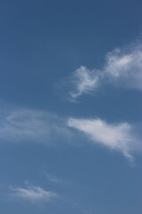 Blue sky background with clouds