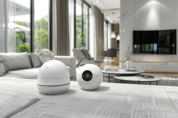 Video technology enhances CCTV and Wi-Fi in sophisticated home security setups.