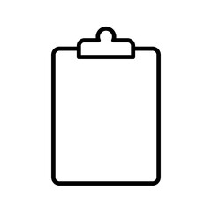 Clipboard icon. sign for mobile concept and web design color editable