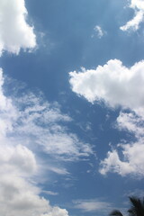blue sky with clouds
