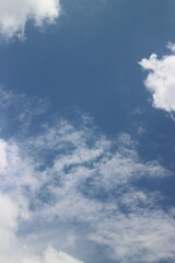 blue sky with clouds