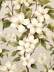 Fototapeta premium seamless floral background