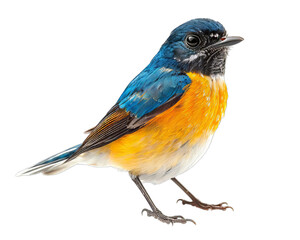Obraz premium Tyrant Flycatcher Isolated