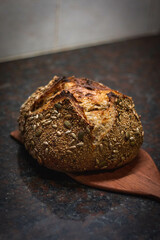 Sourdough bread wholegrain and seeds