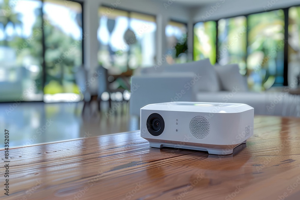 Poster protect and secure your home with a wide-angle camera, enabling encrypted communication and safeguar
