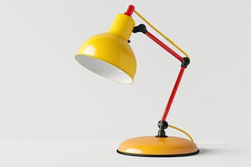 Study lamp Design for Kid Room Isolated on white background