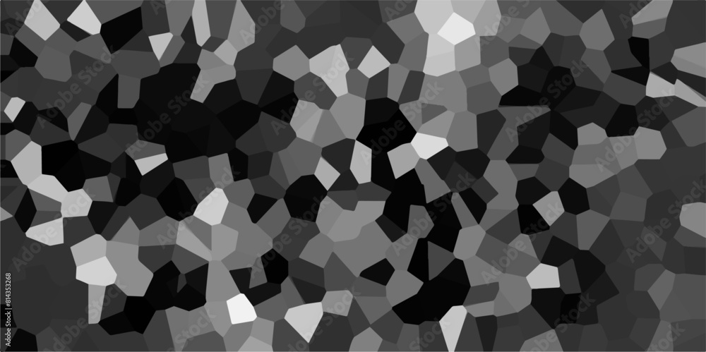 Aufkleber seamless pattern mosaic marble pattern texture with seamless shapes. dark and light gray geometric m