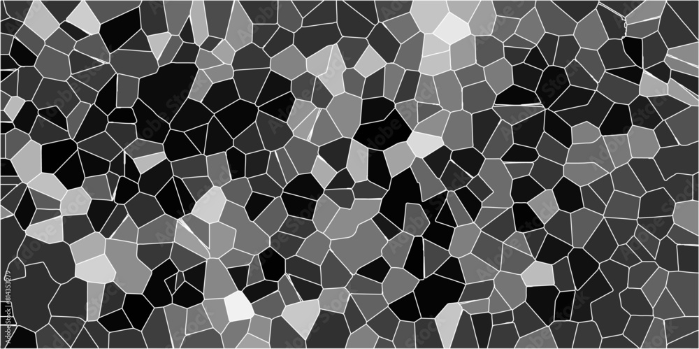 Poster seamless pattern mosaic marble pattern texture with seamless shapes. dark and light gray geometric m