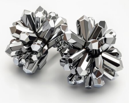 Praseodymium is a paramagnetic material, super realistic