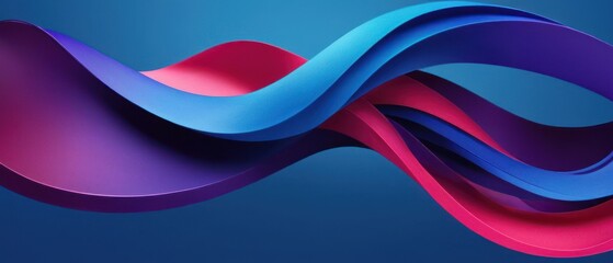 Fototapeta premium A colorful wave background