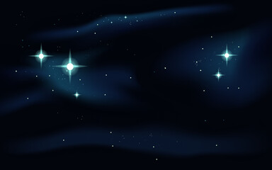 Cartoon galaxy background vector