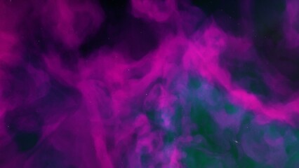Space background. Nice clean colorful nebula with star field. 3D rendering
