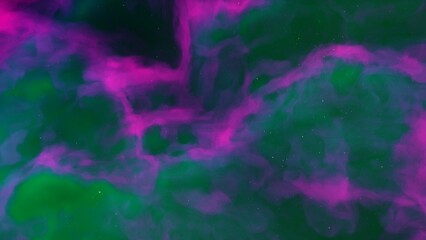 Space background. Nice clean colorful nebula with star field. 3D rendering
