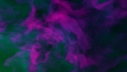 Obraz na płótnie Canvas Space background. Nice clean colorful nebula with star field. 3D rendering 