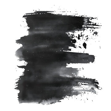 recommend clip art: A vector graphic design featuring black ink brush strokes horizontally smudged from left to right. Isolated on transparent background. 