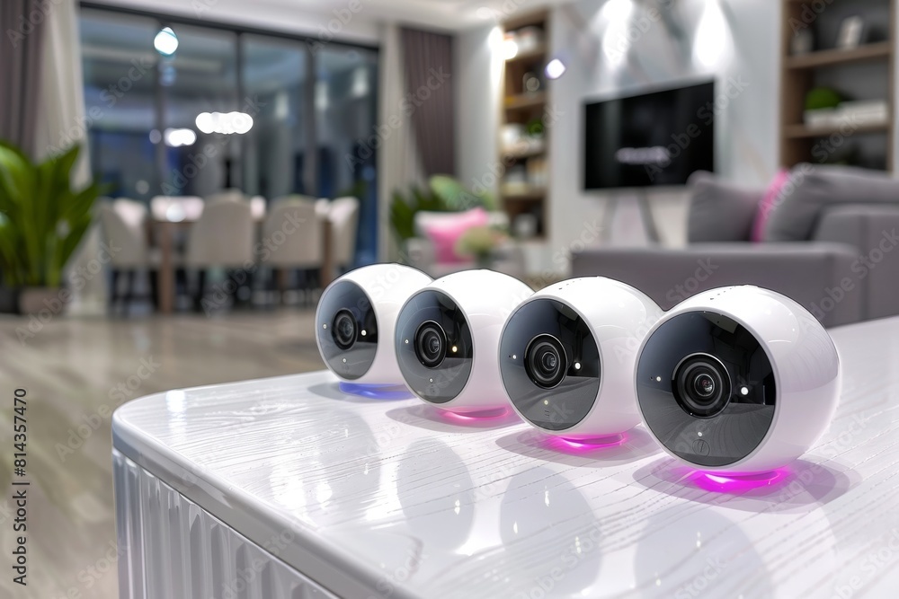Poster handheld camera with animal sensors, 4g, and 5g security concepts offers senior safety through netwo
