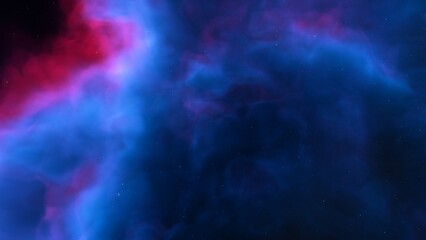 Space of night sky with cloud and stars
