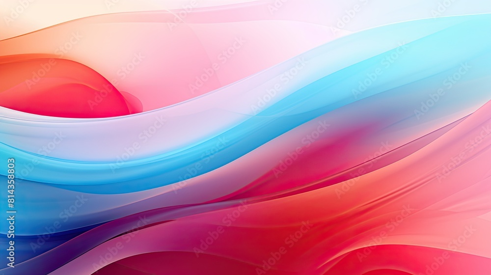 Aufkleber abstract colorful background with overlapping layers of translucent colors