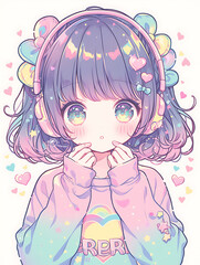 ゆめ可愛い女の子　AI