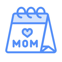 Calendar Icon With Linear Color Style 