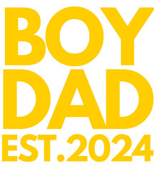 t shirt design boy dad est.2024