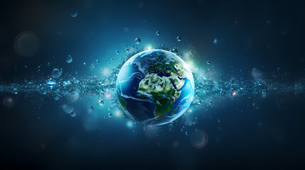 Obraz premium world water day concept