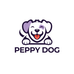 Peppy Dog Logo Design