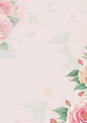 flower background for wedding card and others