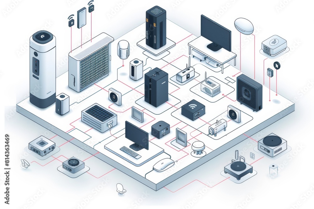 Poster learning detection in alarm systems enhances residential security, overseen by networked ai for secu