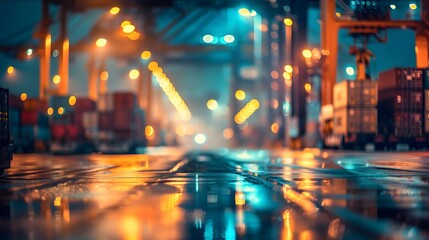 Obraz premium The Intersection of Supply Chain Management and Bokeh Photography Tips