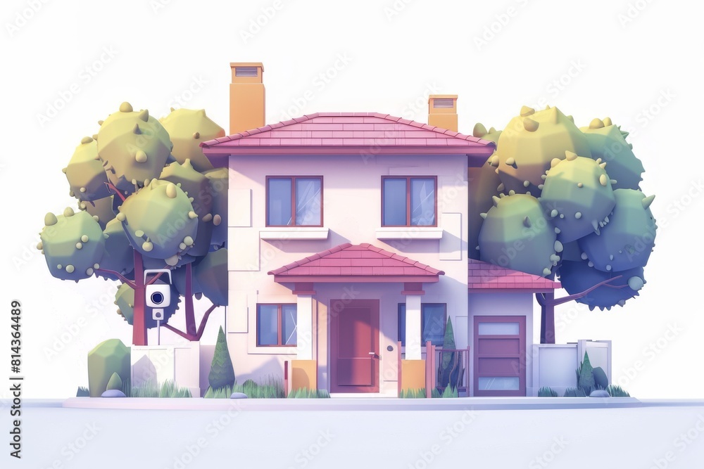 Poster digital protection and secure home automation are prioritized in high tech homes through advanced sy