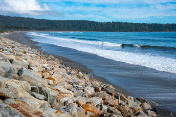Maori Beach in Bruce Bay - New Zealand