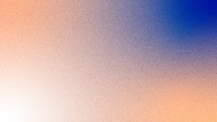 Orange and Blue Background texture with Grainy gradient effect .