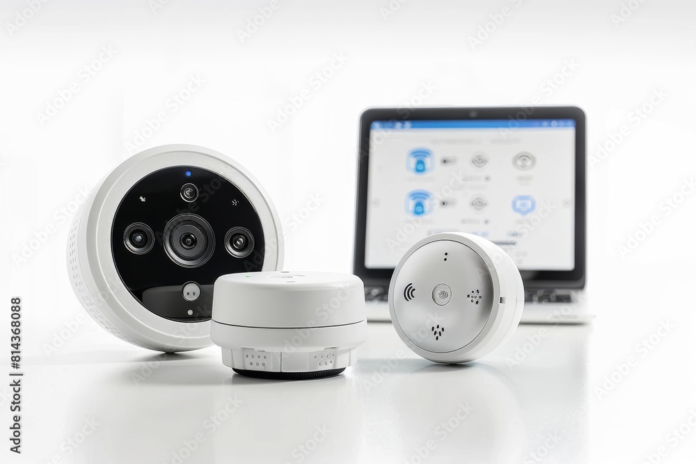 Poster high tech homes focus on secure home automation through advanced system hardening and digital protec
