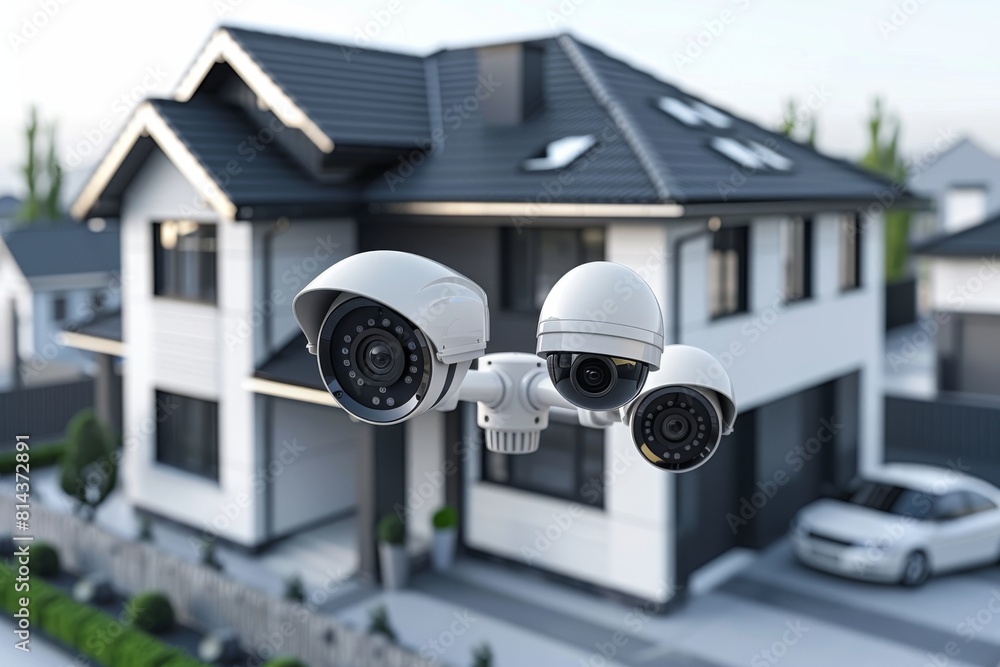 Poster secure window security systems, enhanced by elite noise detectors and mesh wi-fi, safeguard urban en