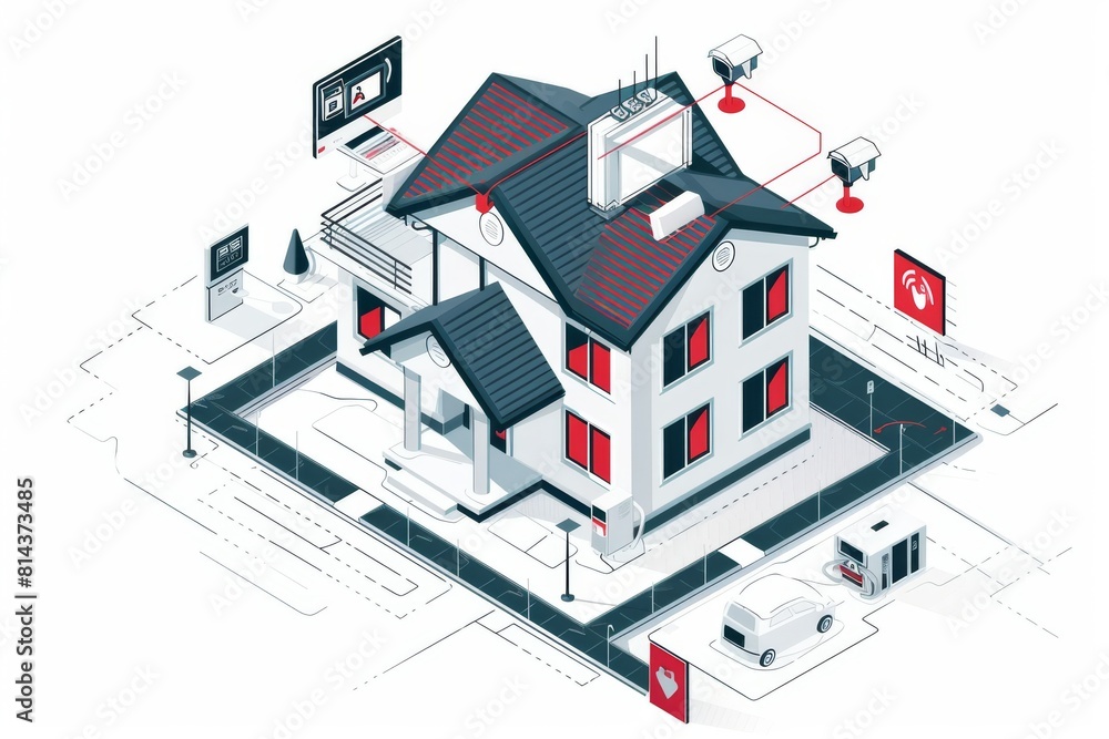 Poster elite safety measures, supported by mesh wi-fi and noise detectors, ensure secure window security in
