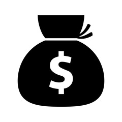 Money Bag Icon Vector. EPS 10