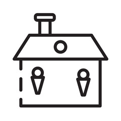 Building Estate Home Line Icon