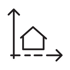 House Layout Real Line Icon