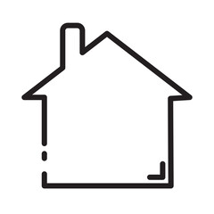 Add Estate Real Line Icon