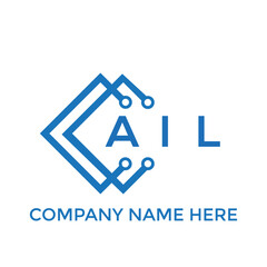 AIL letter logo design on White background. AIL creative initials letter logo concept. AIL letter design.
