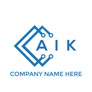 AIK letter logo design on White background. AIK creative initials letter logo concept. AIK letter design.

